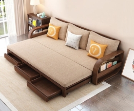 SOFA GIƯỜNG GỖ 01