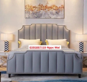 Giường ngủ bọc nệm giá rẻ tphcm- Chuyên sản xuất giường với giá Xưởng 